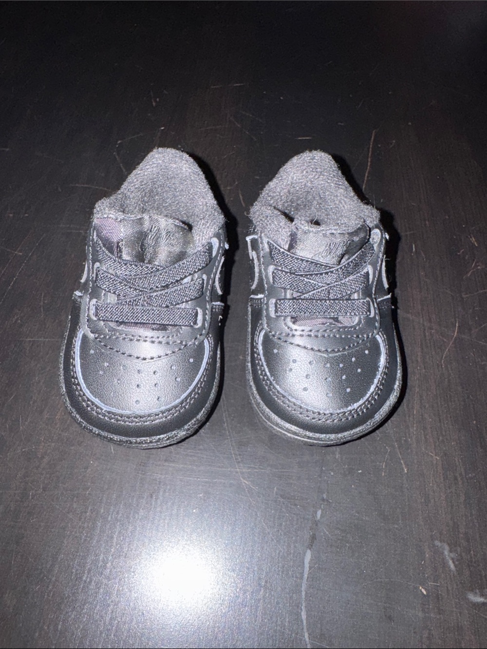 Nike Toddlers' Black Lace-Up Sneakers